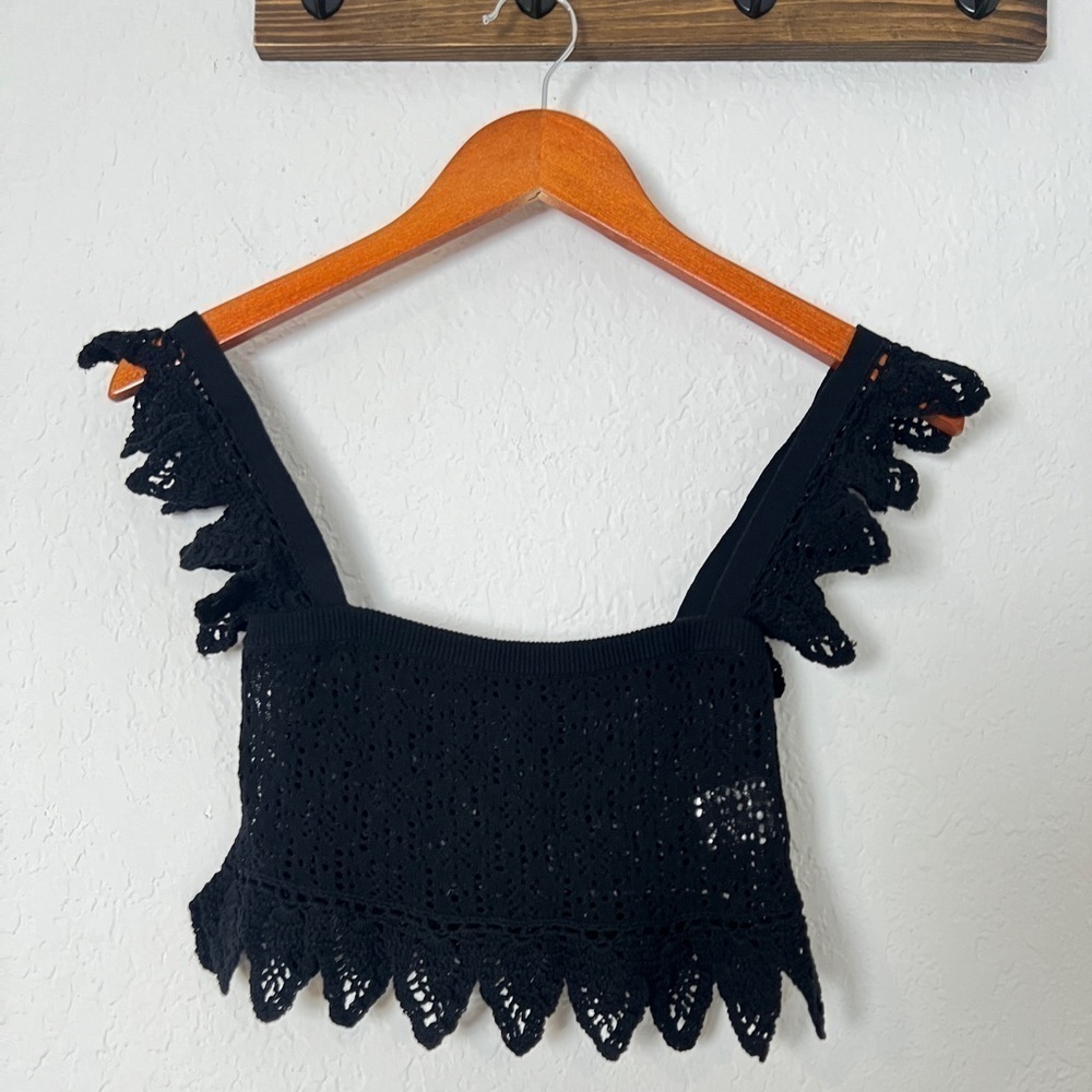 MAJORELLE Karenza Pointelle Crop Top - Picture 4 of 6